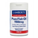 Lamberts uztura bagātinātājs Attīrīta zivju eļļa 1100mg, 60 kaps.